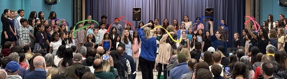 The spring chorus concert was a joy for students, parents, and staff.