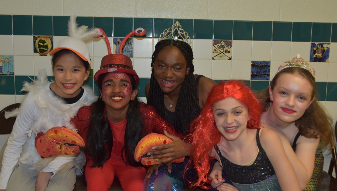 Cast from The Little Mermaid, Jr.