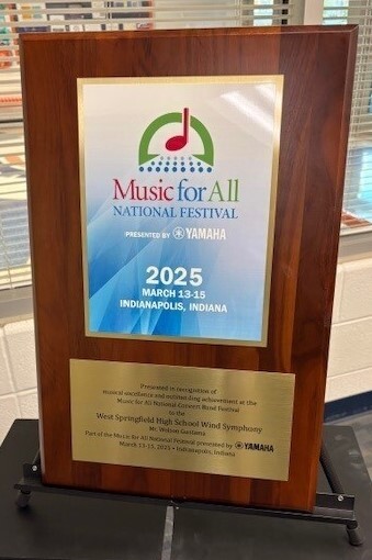 Music for All National Festival 2025 trophy