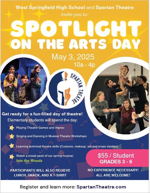 Spotlight on the Arts Day, May 3, 2025, 10 a.m. to 4 p.m.