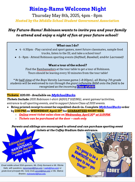 Rising Rams Night