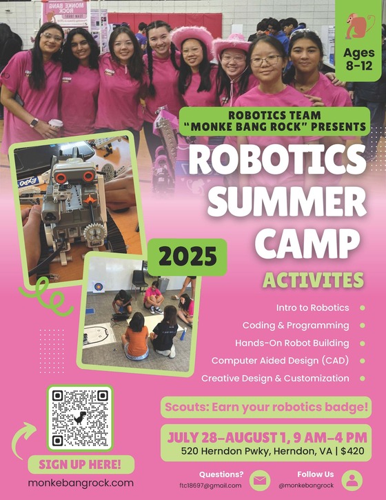 Robotics Camp Flyer