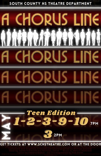 South County HS Spring Production Flyer