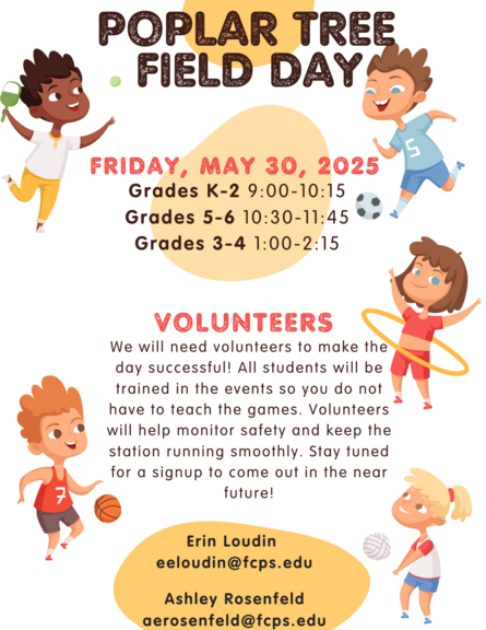 Poplar Tree Field Day