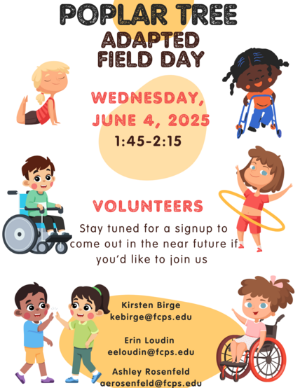 Poplar Tree Adapted Field Day