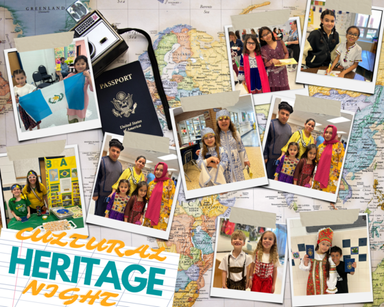 cultural heritage night photo collage