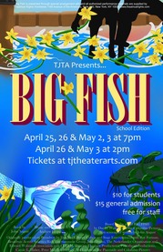 Flyer for Big Fish at TJHSST