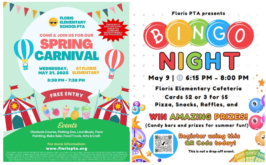 Carnival and Bingo Flyers