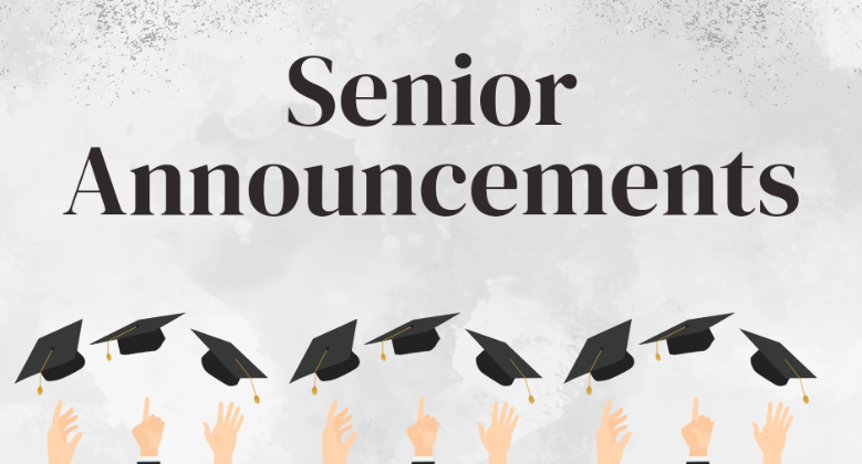 Senior Announcement 