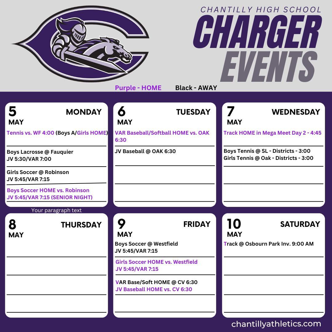 Charger Events