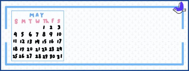 May Calendar Animation