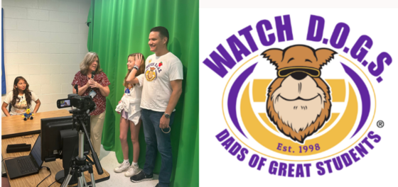 Introducing a father on the news as a part of the WATCH D.O.G.S. program.