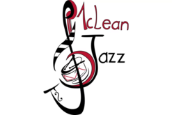 A stylized treble clef with "McLean Jazz" text.