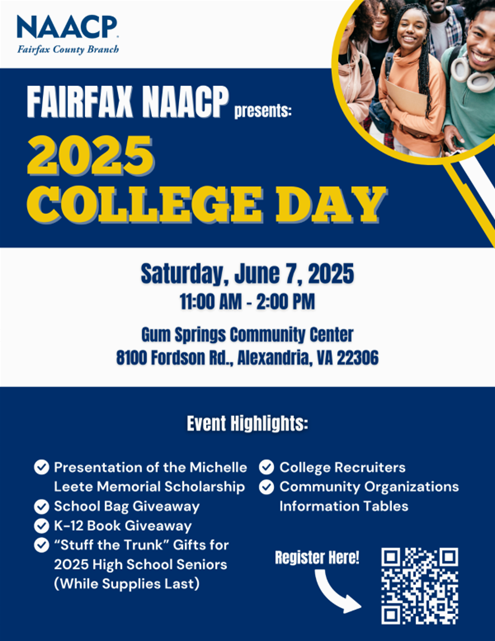 Fairfax NAACP Presents: 2025 College Day