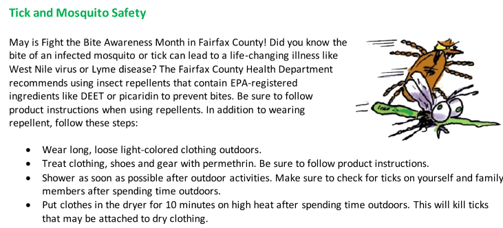 Tick and Mosquito Safety