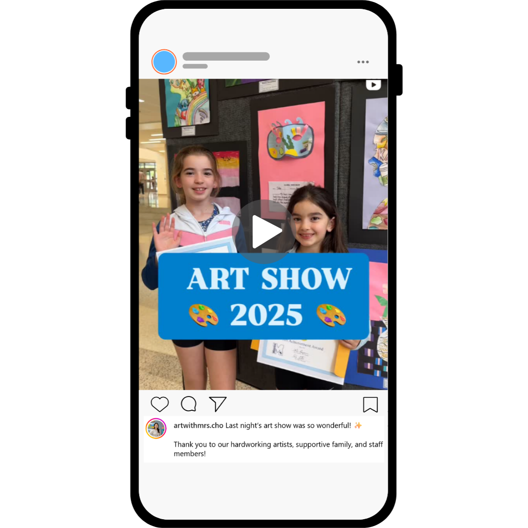 art show instagram reel