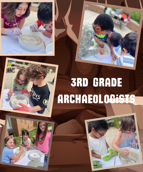 archaeology photo collage