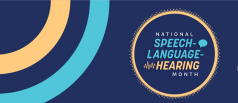 National Hearing and Speech Month logo