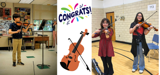 Congratulations to our strings students!