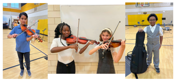 HMES strings student performers