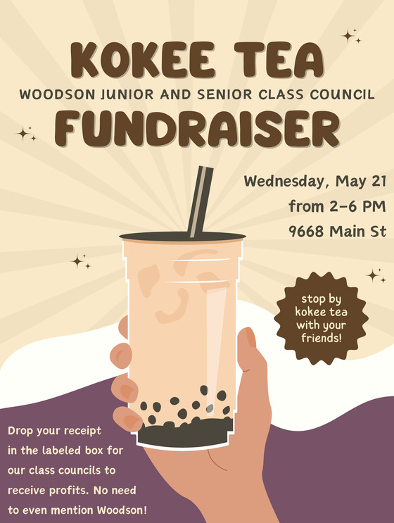 Kokee Tea Fundraiser for Woodson Junior and Senior Class