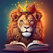 lion reading