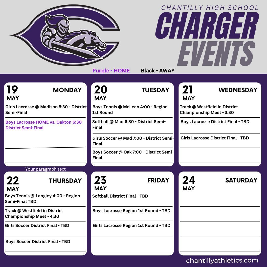 Charger Events