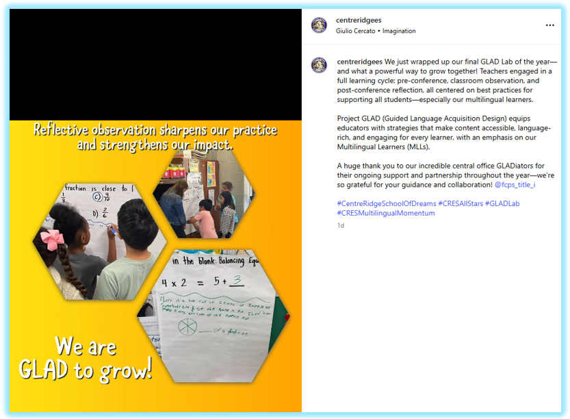 InstagRAM GLAD Lab Collab