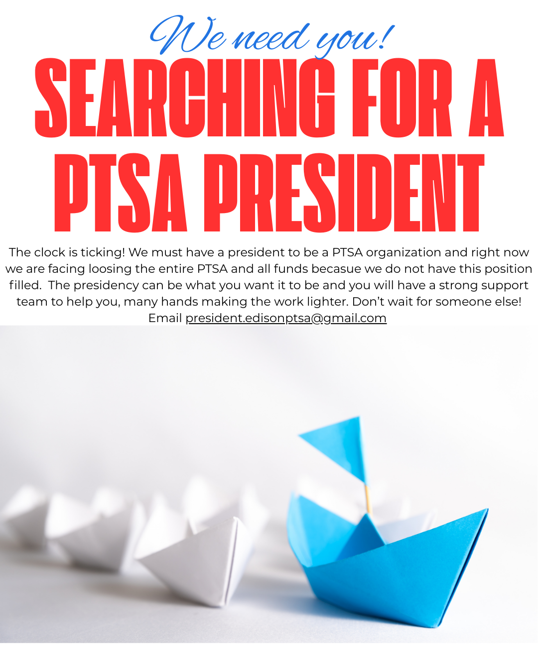 searching for a ptsa president