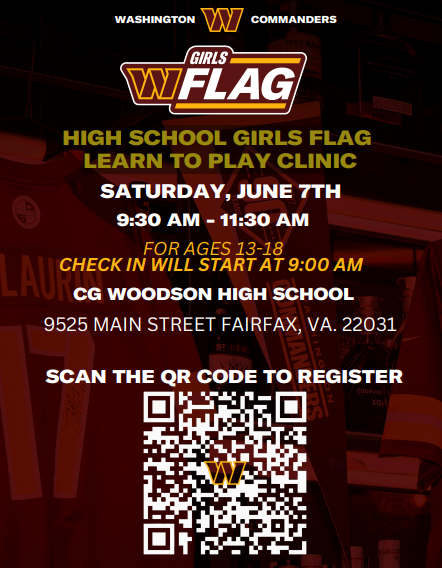 HS GIrls Flag Football Clinic
