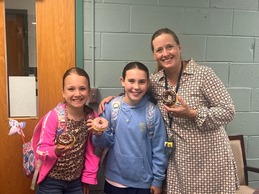 Students with Ms. Luerssen