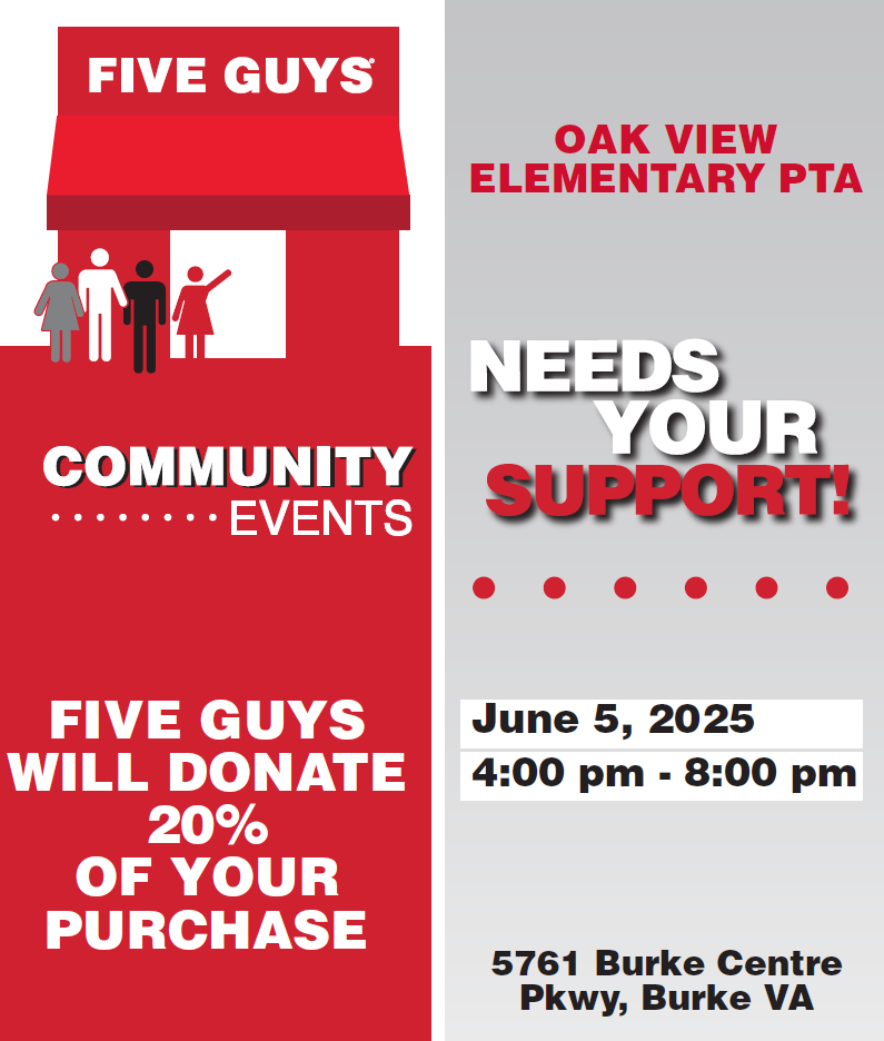 Five Guys Fundraiser