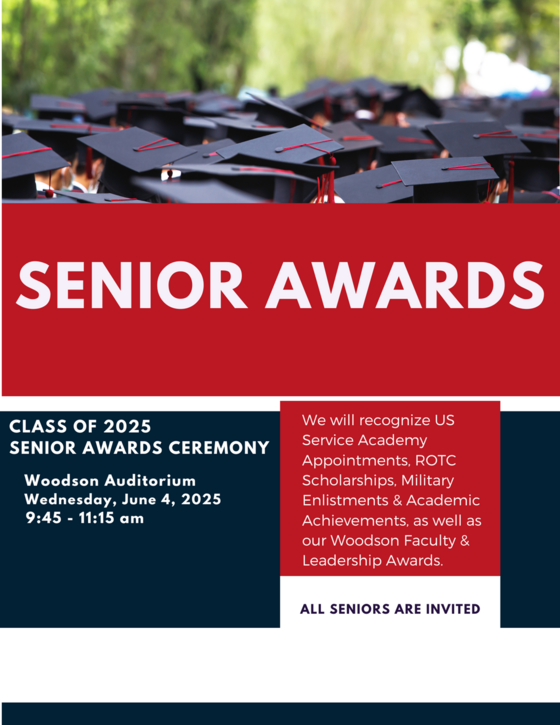 Senior Award Ceremony on June 4