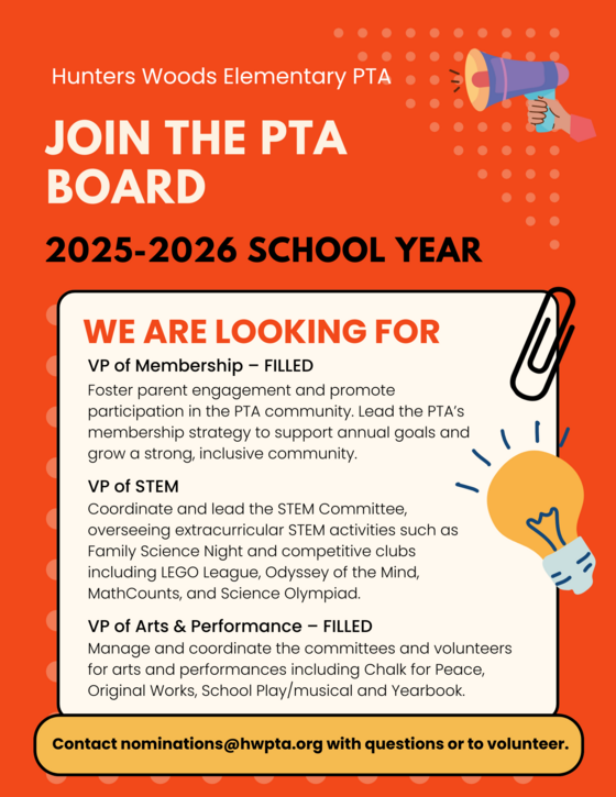 PTA board nominations updated