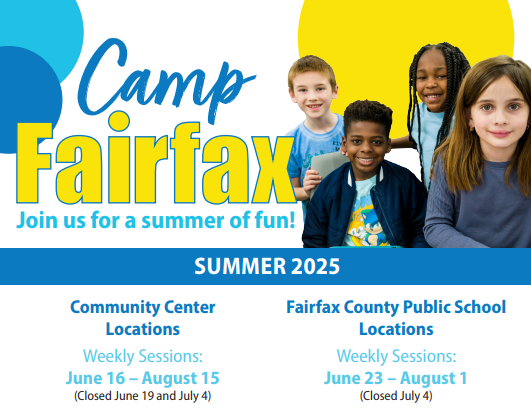 Camp Fairfax - Join us for a summer of fun!