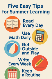 Five Easy Tips for Summer Learning