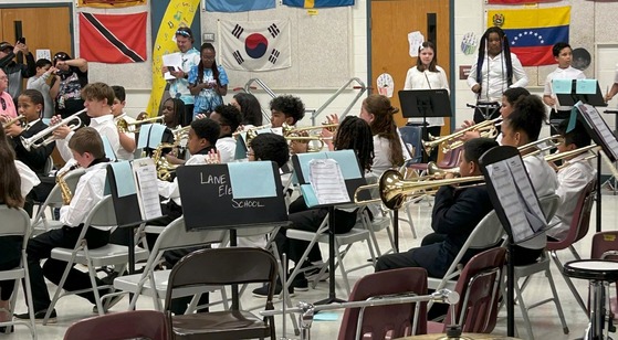 Strings students performing their Spring Concert