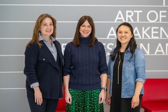 photo of Anna Wendland, Anne Winters, and Kristin Shiraishi (school health specialists)