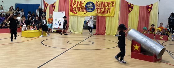 The Human Cannonball act