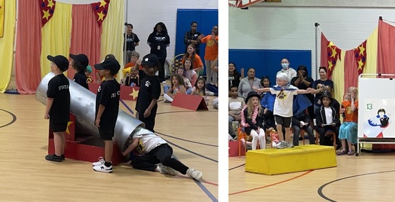 The Human Cannonball act