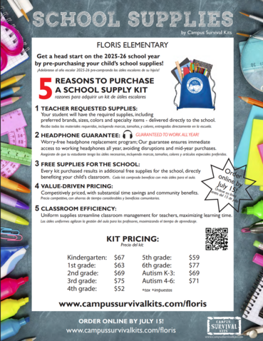 Campus Survival Kits Flyer