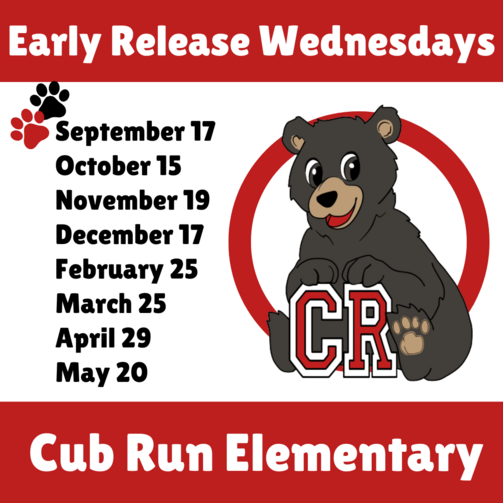 2025 -2026 Early Release Mondays 