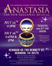 Anastasia musical Infogram at Herndon HS