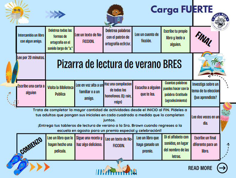 Summer Reading (ESPANOL)