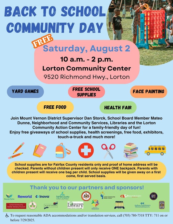Back to School Community Day