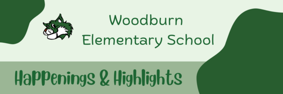 Woodburn Happenings and Highlights banner 