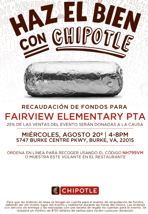 chipotle spanish flyer