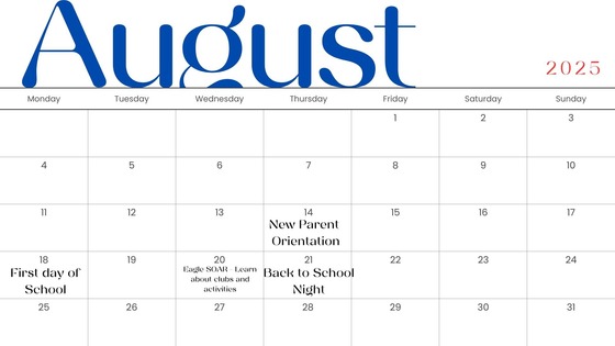august calendar