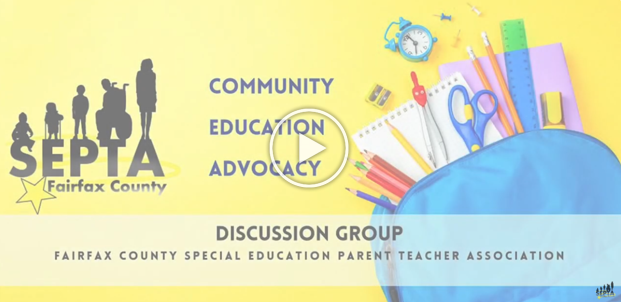 Fairfax County Special Education Parent Teacher Association video