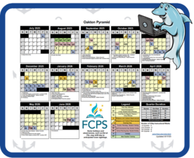 screenshot of Navy Calendar